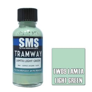 The Scale Modellers Supply - TRAMWAY - LAMTA COLOUR SET Acrylic Lacquer 3 x 30ml Bottles TWSET03