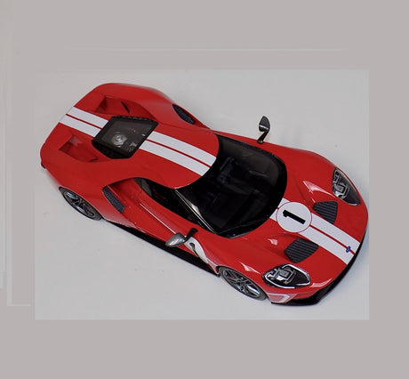 GT Spirit - 1/18 Scale - US008 2018 Ford GT Red Heritage Edition #1 Scale Model Replica