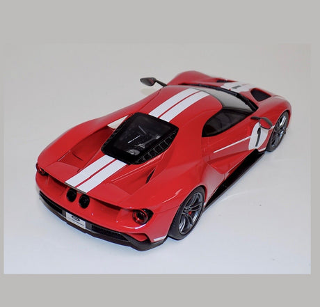 GT Spirit - 1/18 Scale - US008 2018 Ford GT Red Heritage Edition #1 Scale Model Replica