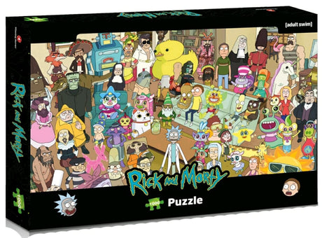Winning Moves - WINWM00396 Rick and Morty - Total Rickall 1000 piece Jigsaw Puzzle