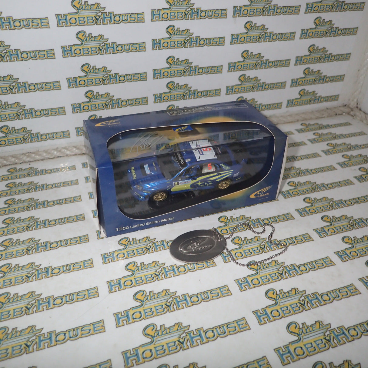 Prodrive WRCITALY05 – 1/43 Subaru World Rally Team #5 Peter Solberg 2005 Subaru WRC Italy Die-cast Model Replica