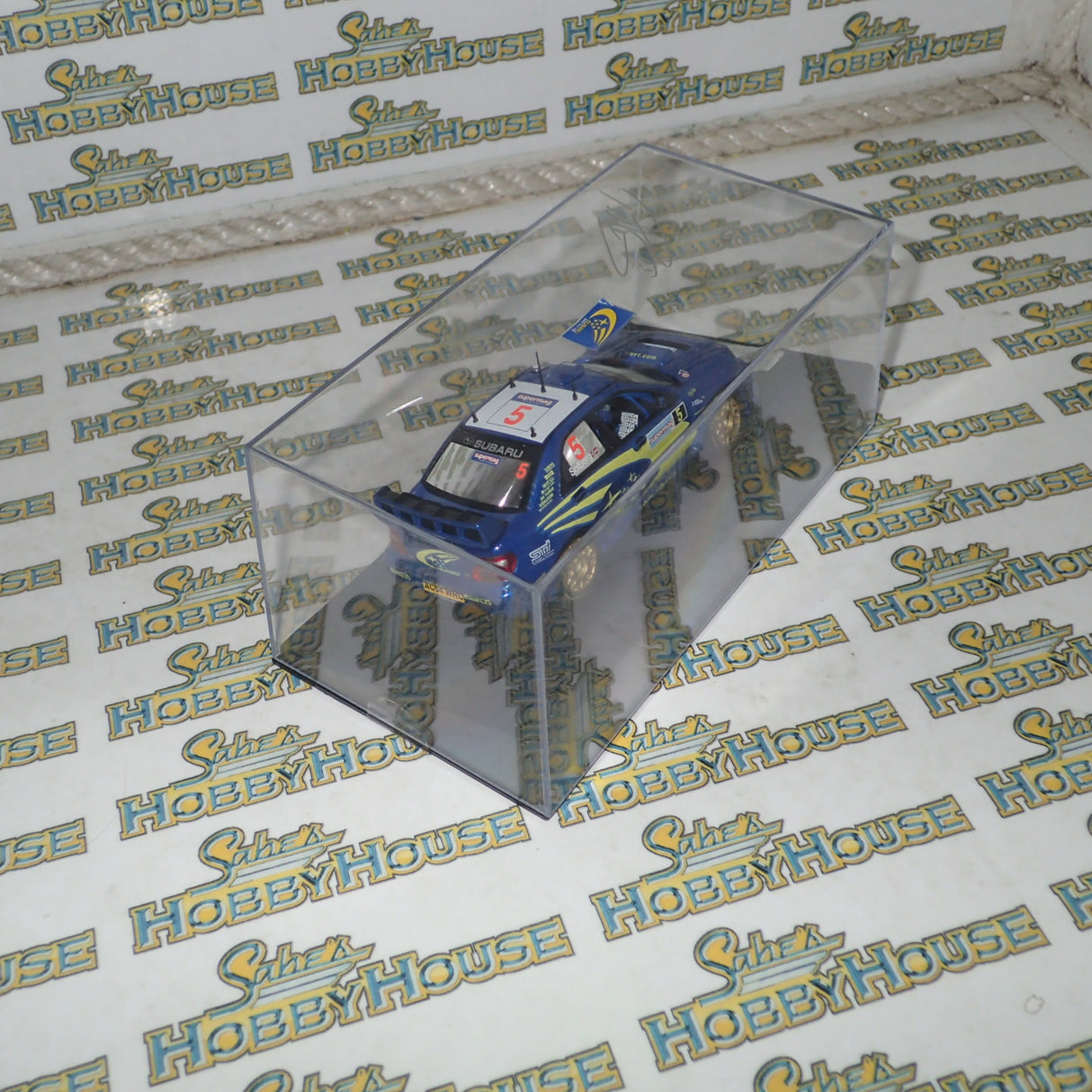 Prodrive WRCITALY05 – 1/43 Subaru World Rally Team #5 Peter Solberg 2005 Subaru WRC Italy Die-cast Model Replica