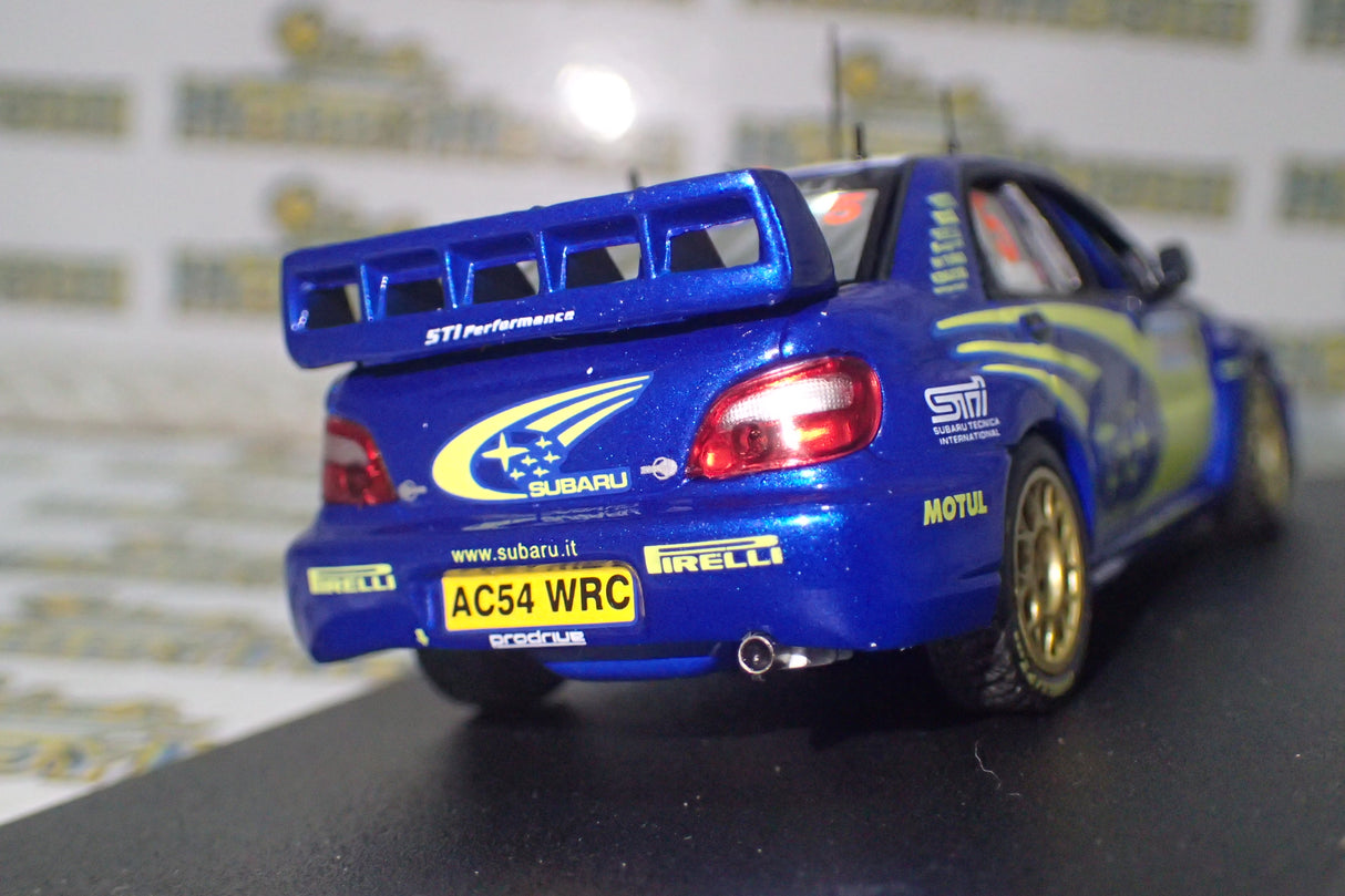 Prodrive WRCITALY05 – 1/43 Subaru World Rally Team #5 Peter Solberg 2005 Subaru WRC Italy Die-cast Model Replica