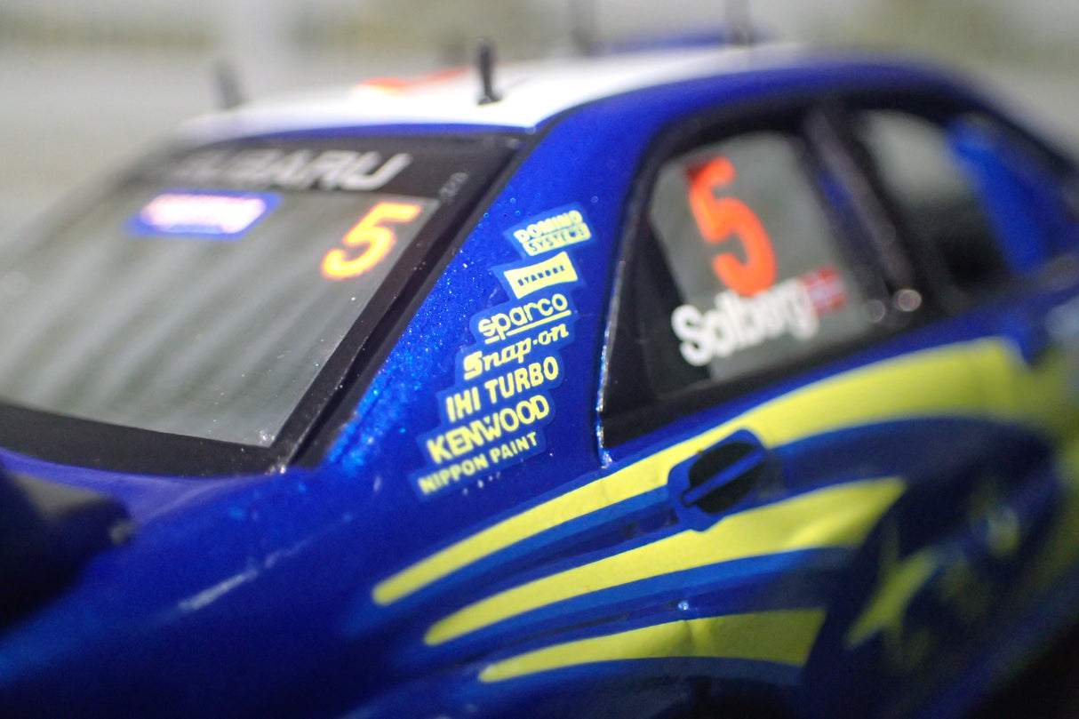 Prodrive WRCITALY05 – 1/43 Subaru World Rally Team #5 Peter Solberg 2005 Subaru WRC Italy Die-cast Model Replica