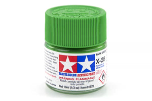 Tamiya - X-28 Park Green Gloss Acrylic 10ml Paint Pot
