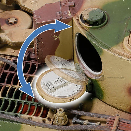 Forces of Valor MP-912043C - 1/32 [Engine Plus Series] German Sd.Kfz.181 PzKpfw VI Tiger Ausf. E heavy tank Tiger I (Early production model) Scale Model Replica