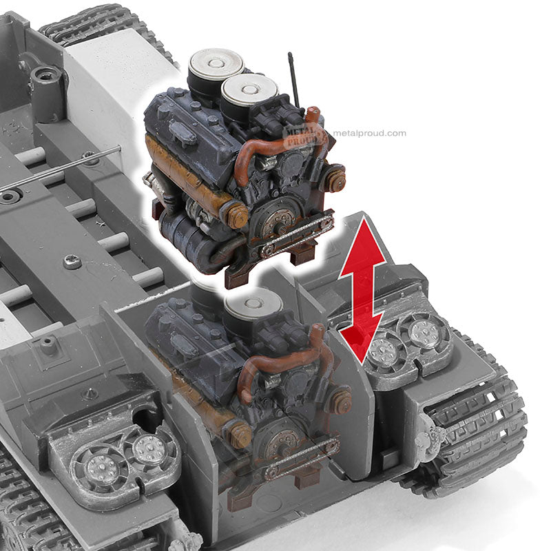 Forces of Valor MP-912043C - 1/32 [Engine Plus Series] German Sd.Kfz.181 PzKpfw VI Tiger Ausf. E heavy tank Tiger I (Early production model) Scale Model Replica