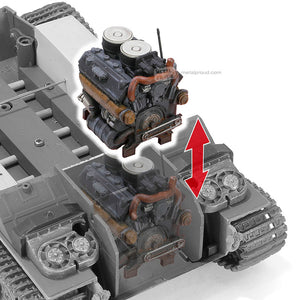 Forces of Valor MP-912043C - 1/32 [Engine Plus Series] German Sd.Kfz.181 PzKpfw VI Tiger Ausf. E heavy tank Tiger I (Early production model) Scale Model Replica