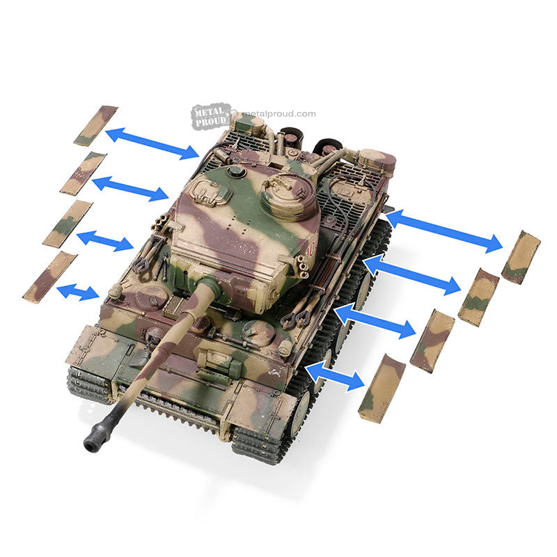 Forces of Valor MP-912043C - 1/32 [Engine Plus Series] German Sd.Kfz.181 PzKpfw VI Tiger Ausf. E heavy tank Tiger I (Early production model) Scale Model Replica