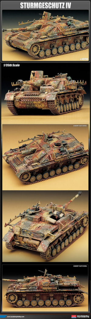 Academy - 1/35 Scale 13235 STURMGESCHUTZ IV Plastic Model Kit