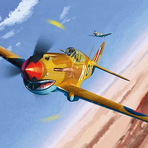 Academy - 1/48 Scale 12235 TOMAHAWK IIB "ACE OF AFRICAN FRONT" :LE INCLUDES AUST DECALS