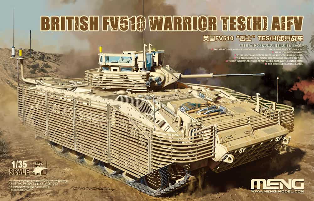 Meng Models - 1/35 Scale - FV510 Warrior Plastic Model Kit