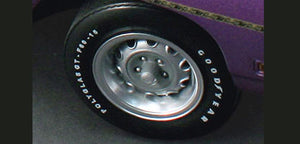 GMP 18861 - 1/18 Scale MUSCLE CAR RALLYE WHEEL AND TIRE PACK