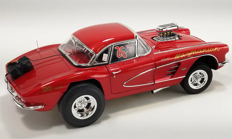 ACME A1800927 - 1/18 Scale 1961 CHEVROLET CORVETTE GASSER #26 MAZMANIAN