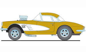 ACME A1800932 - 1/18 Scale 1961 Chevrolet Corvette Gasser - Rat Fink's The Fugitive Vette