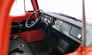 ACME - 1/18 Scale - A1801900 1970 DODGE D-300 RAMP TRUCK Burnt Orange - Diecast Scale Model Replica