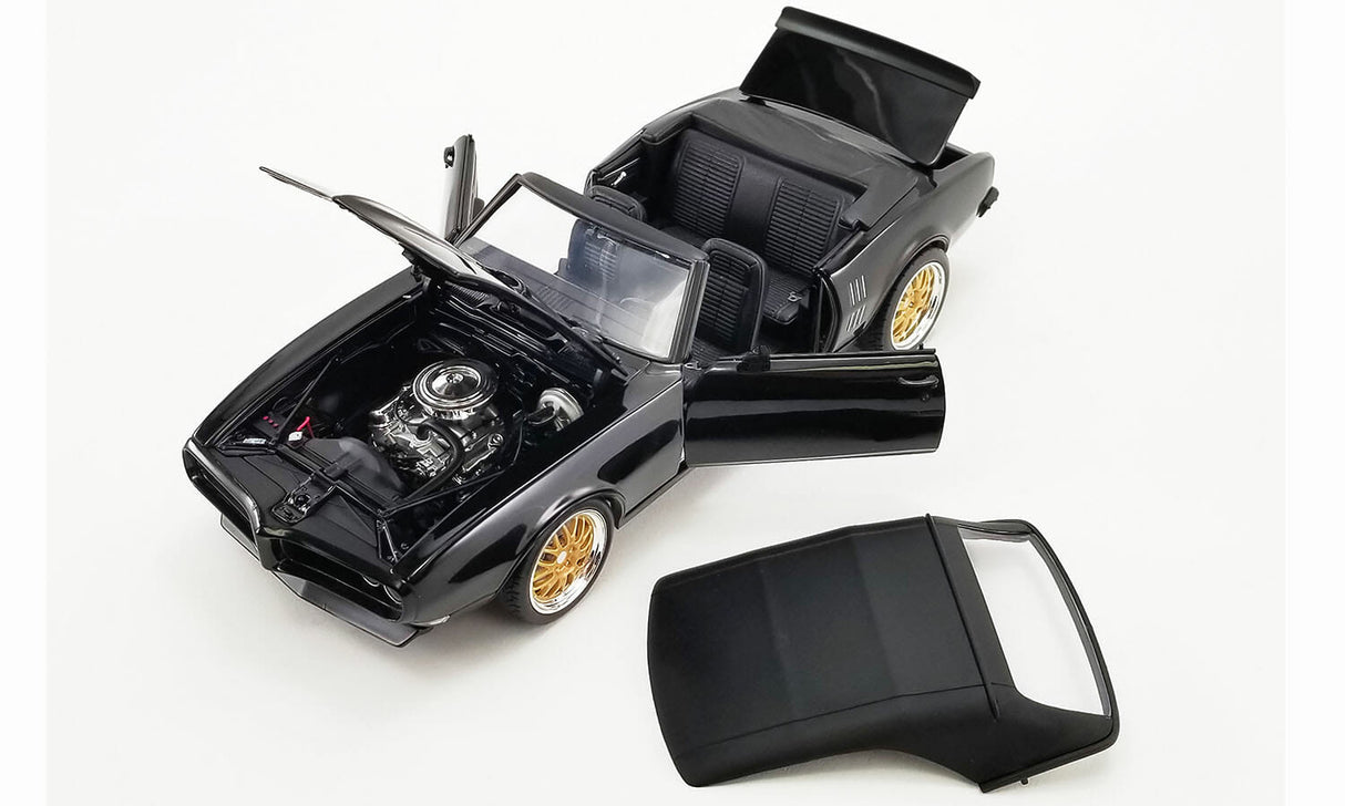Acme - 1/18 Scale - A1805215 1968 PONTIAC FIREBIRD CONVERTIBLE RESTOMOD Diecast Scale Model Replica