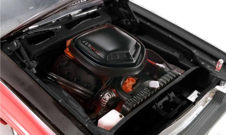 ACME - 1/18 Scale - A1806014 1970 DODGE CHALLENGER R/T STREET FIGHTER Red & Black Diecast Scale Model Replica