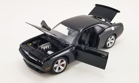 ACME - 1/18 Scale - A1806016 2010 DODGE CHALLENGER SRT8 WITH GEORGE WASHINGTON FIGURE AND US FLAG - CARS AND FREEDOM Diecast Scale Model Replica