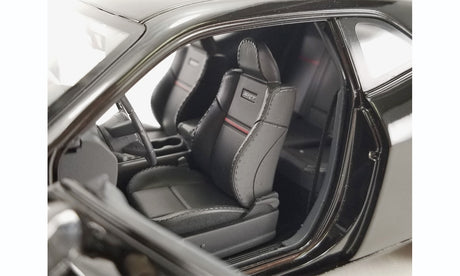 ACME - 1/18 Scale - A1806016 2010 DODGE CHALLENGER SRT8 WITH GEORGE WASHINGTON FIGURE AND US FLAG - CARS AND FREEDOM Diecast Scale Model Replica