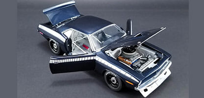 ACME A1806101B - 1/18 Scale Dan Gurney 1970 Trans Am Barracuda Street Version Diecast Model Replica