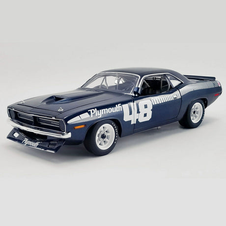 ACME A1806119 - 1/18 Scale - #48 1970 PLYMOUTH TRANS AM BARRACUDA - PILOT CAR Diecast Scale Model Replica