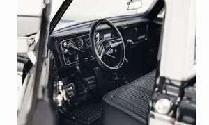 ACME A1807219 - 1/18 Scale 1969 Chevrolet K10 4x4 - Classic Black & White