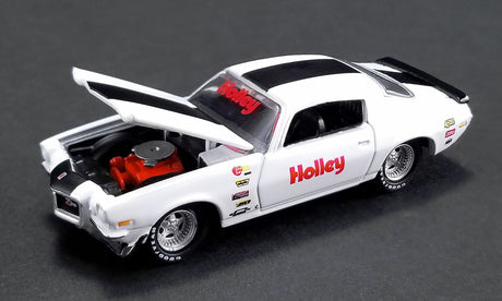 ACME EXCLUSIVE - 1/64 GL-51247 HOLLEY PERFORMANCE - 1967 CHEVROLET RAMP TRUCK WITH 1971 CHEVROLET CAMARO
