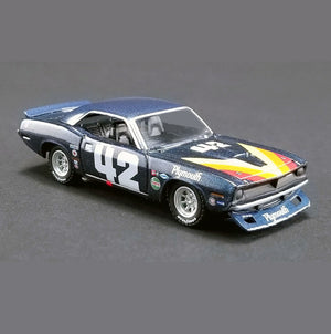 ACME - 1/64 Scale - GL-51264 #42 1970 Plymouth Trans Am Barracuda - Swede Savage Diecast Scale Model Replica