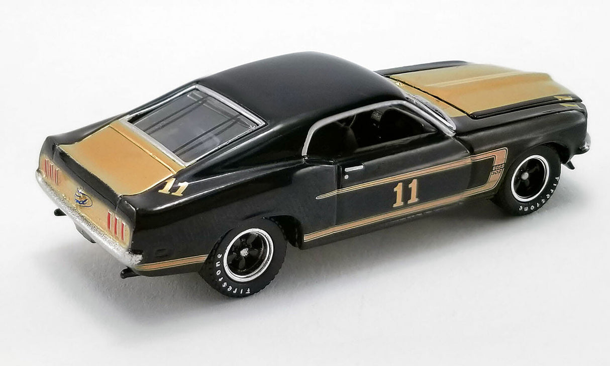 ACME EXCLUSIVE - GL-51341 SMOKEY YUNICK - 1970 FORD F-350 RAMP TRUCK WITH #11 1969 FORD TRANS AM MUSTANG