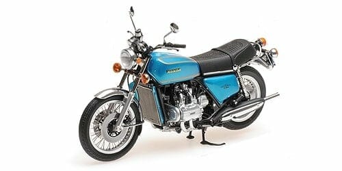Minichamps 122 161600 - 1:12 Scale HONDA GOLDWING GL 1000 K3 1975 TURQUOISE METALLIC Scale Model Replica