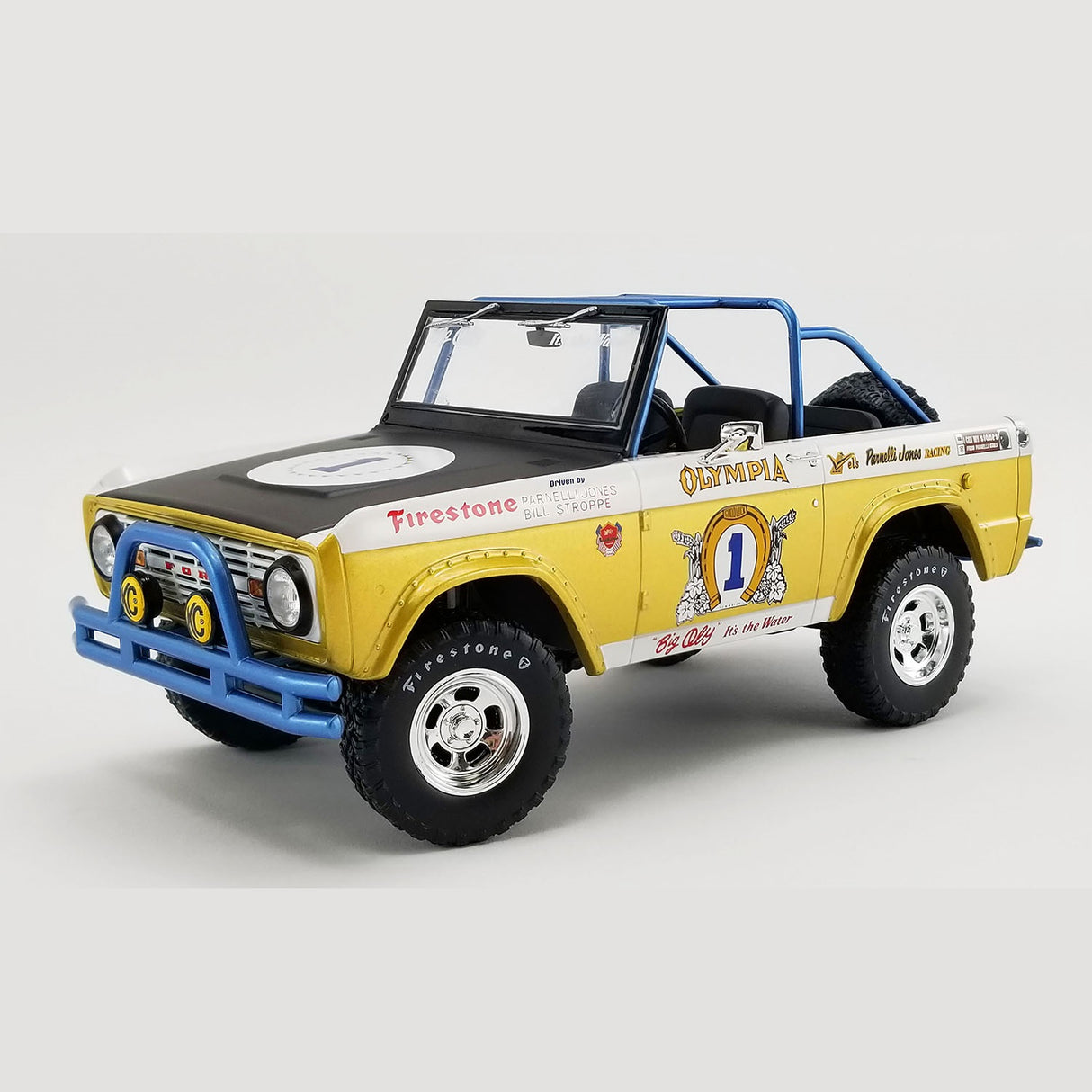 Acme GL-51405 - 1/18 1970 FORD BAJA BRONCO - BIG OLY TRIBUTE EDITION - ACME EXCLUSIVE