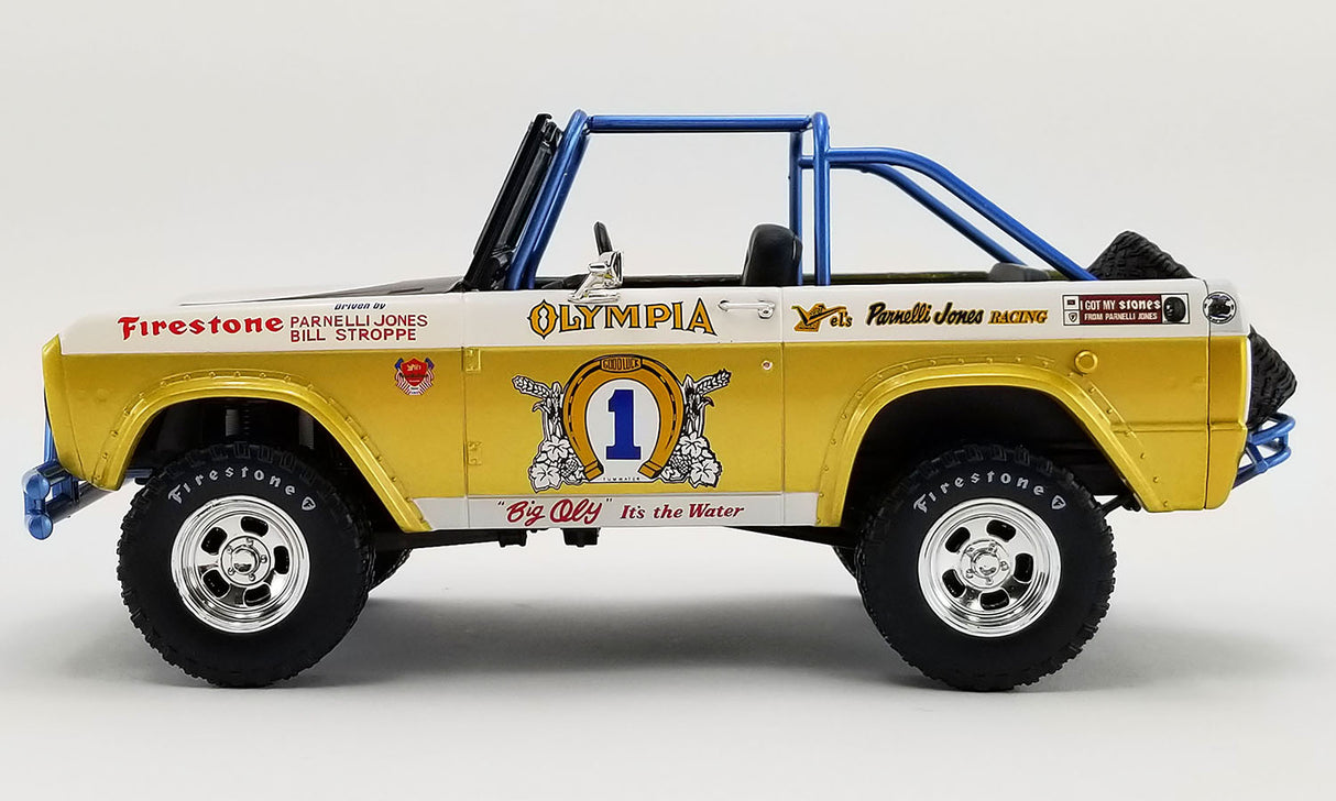Acme GL-51405 - 1/18 1970 FORD BAJA BRONCO - BIG OLY TRIBUTE EDITION - ACME EXCLUSIVE