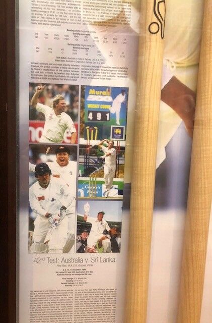 LEGENDS MEMORABILIA MEMO9 Shane K. Warne Recollections of Warne 145 Test Match Recollections 1992 - 2007 X Shop Display