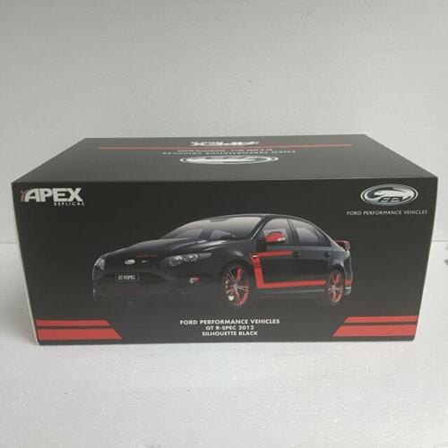 APEX Replicas AR80606 - 1/18 Scale Ford Performance Vehicles GT R-Spec 2012 in Silhouette Black with Red Accents Scale Model Replica