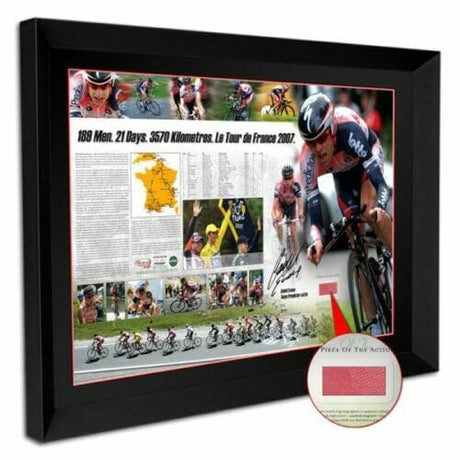 Legend Memorabilia MEM04 Cadel Evans A Piece of the Action Tour de France Winner Signed Memorabilia Ex display