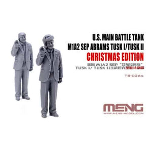 Meng-Models TS-026S - 1/35 Scale U.S. Main Battle Tank M1A2 Abrams Tusk I/Tusk II SEP Christmas Edition Plastic Model Kit