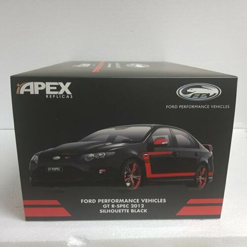 APEX Replicas AR80606 - 1/18 Scale Ford Performance Vehicles GT R-Spec 2012 in Silhouette Black with Red Accents Scale Model Replica