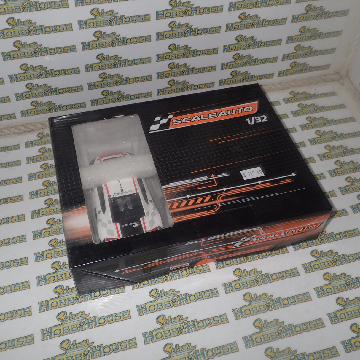 Scaleauto SC-6180a - 1/32 Scale Audi R8 LMS GT3 Cup 2017 in White/Red Slot Car