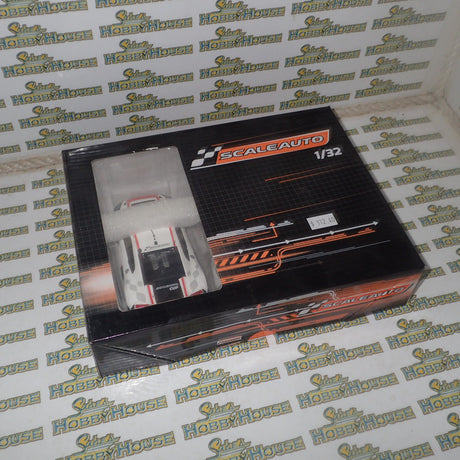 Scaleauto SC-6180a - 1/32 Scale Audi R8 LMS GT3 Cup 2017 in White/Red Slot Car