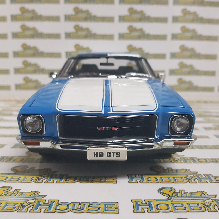 Classic Carlectables - 1/18 Scale - Holden HQ GTS Monaro in Azure Blue  Diecast Scale Model Replica