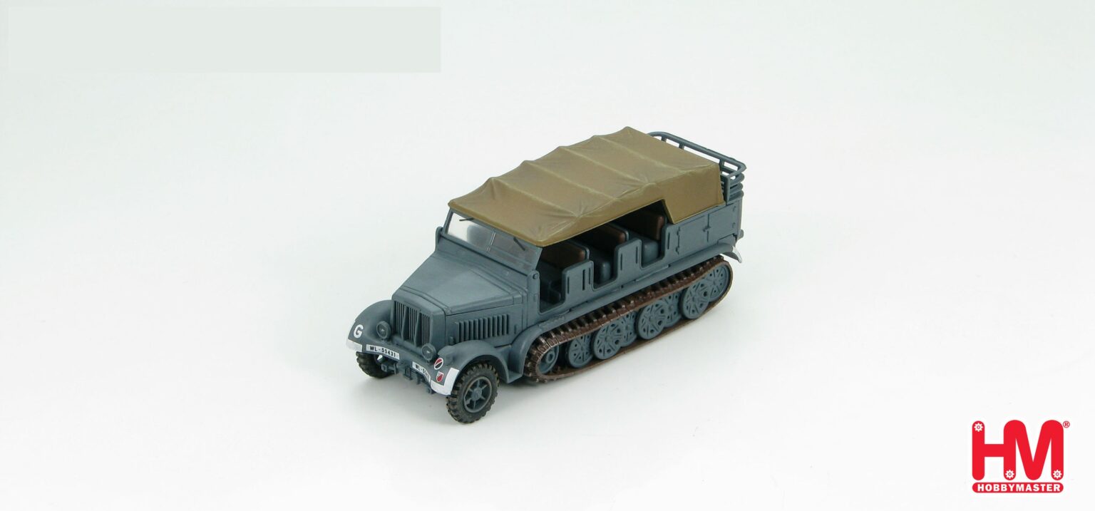 Hobby Master Hg5001 172 Ground Power Series German Sd Kfz 7 8 Ton Half Track Luftwaffe Air 5333